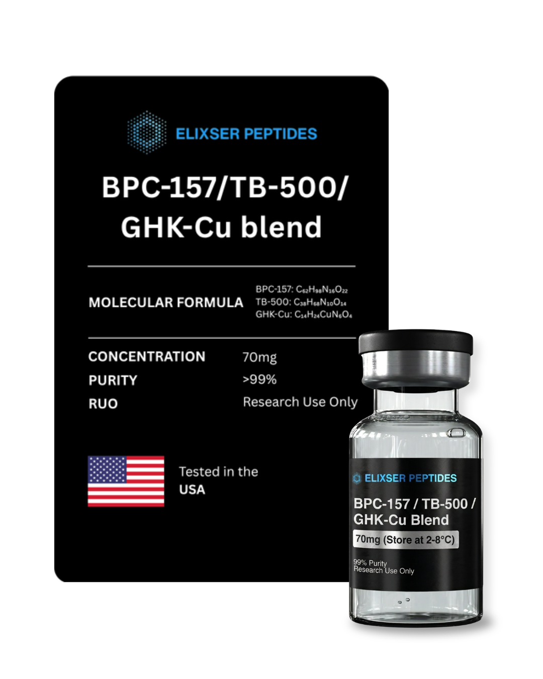 BPC-157 / TB-500 / GHK-Cu blend <span>[70mg]</span>